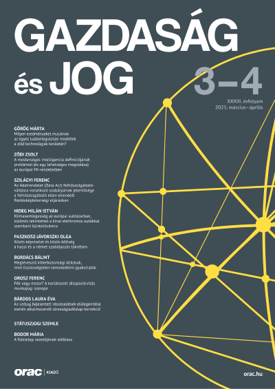 Gazdaság és Jog