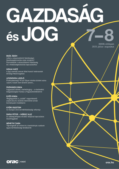 Gazdaság és Jog