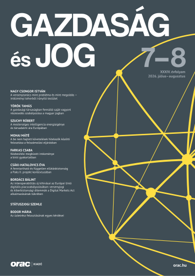 Gazdaság és Jog