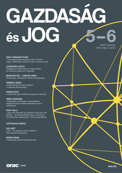 Gazdaság és Jog