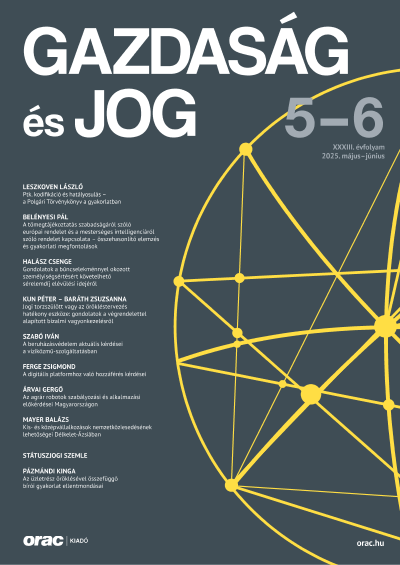 Gazdaság és Jog