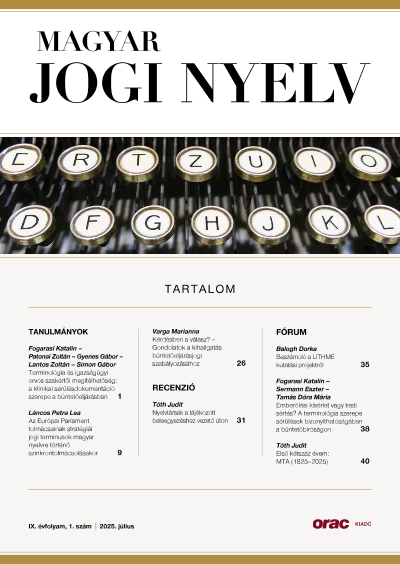 Magyar Jogi Nyelv