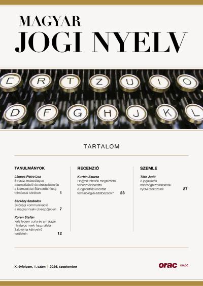 Magyar Jogi Nyelv